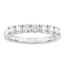 0.70 CT Round Lab-Grown Diamond | Band Ring | 14K White Gold | G Color | SI Clarity