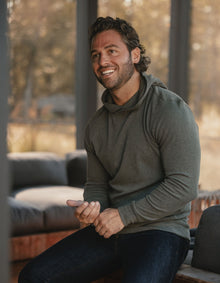 Men | Puremeso Essential Hoodie | Oakmoss
