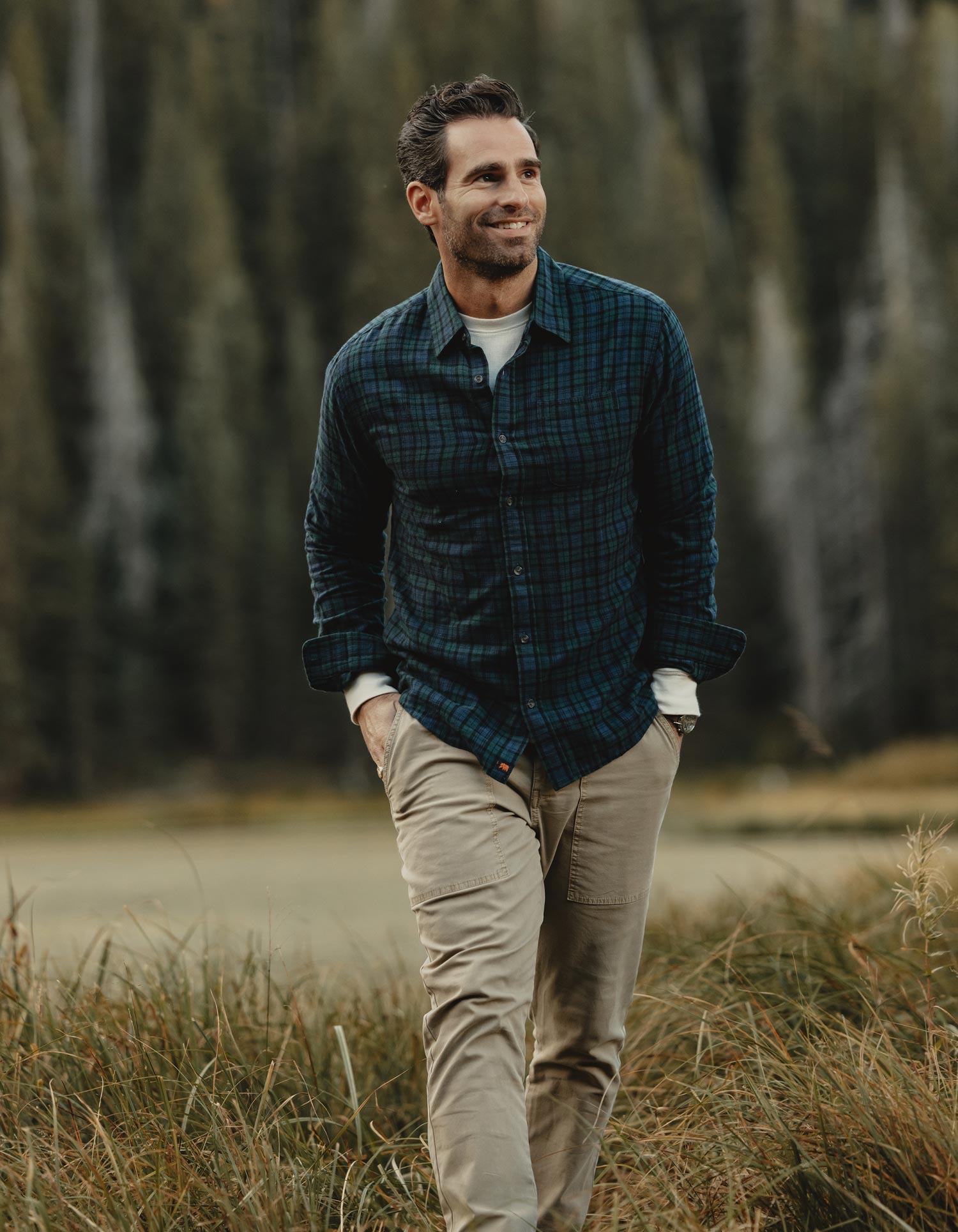 Men | Nikko Button Up Shirt | Alpine Plaid