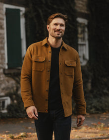 Men | Heavyweight Chamois Overshirt | Gold