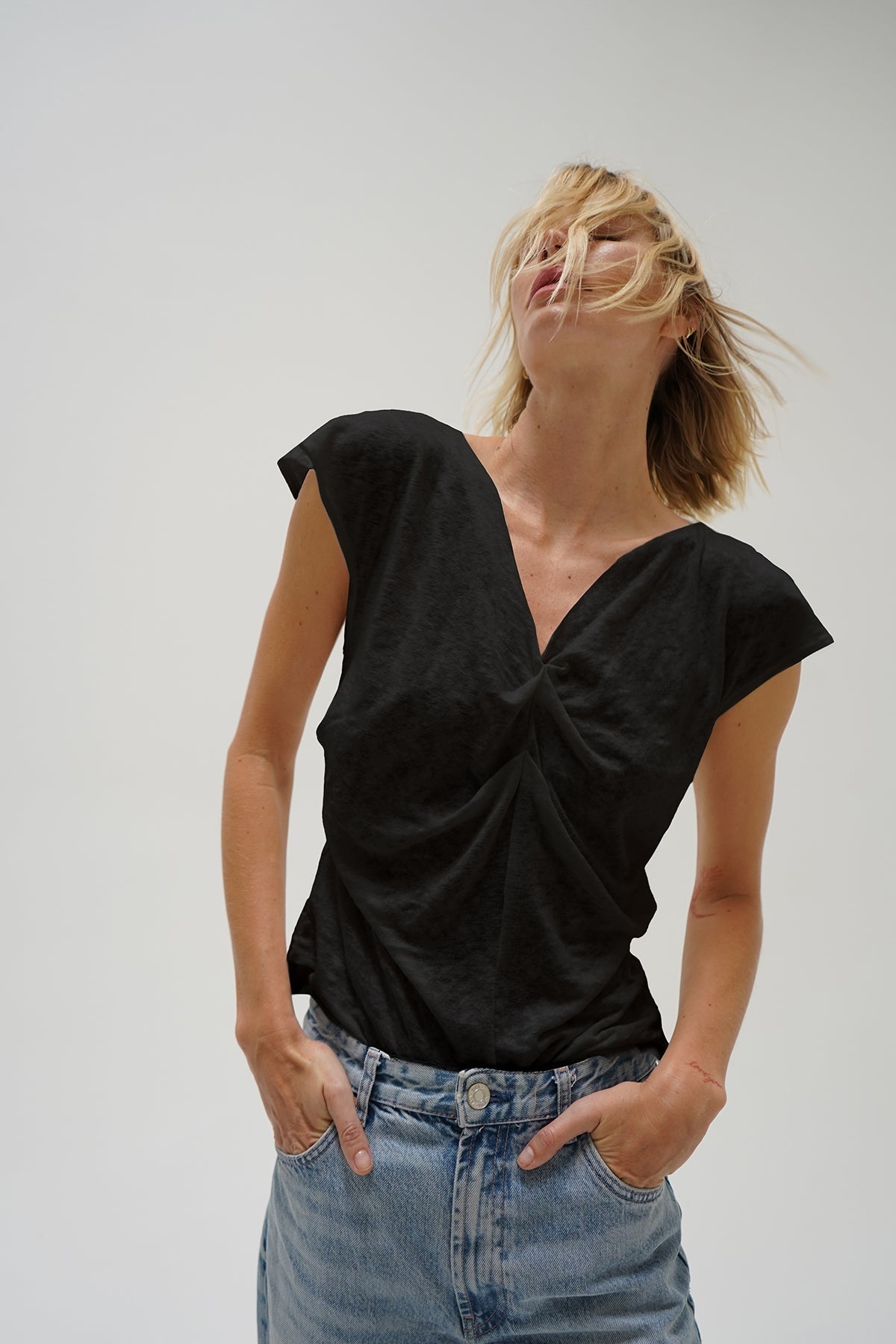 Women | Carlota Brushed Top | Black