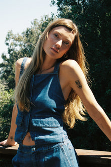 Women | Jordyn Top | Soft Denim