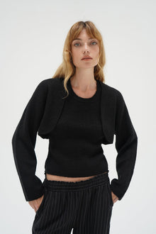 Women | Ean Shrug Sweater Set | Black