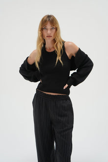 Women | Ean Shrug Sweater Set | Black