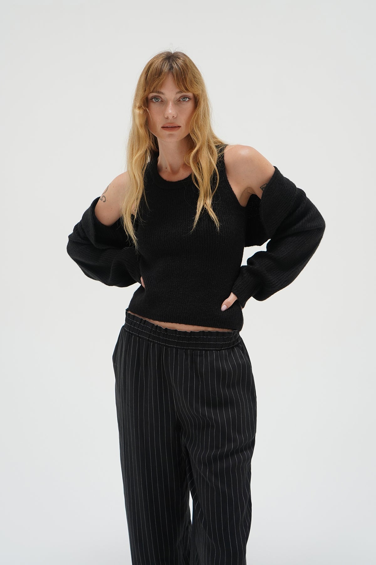 Women | Ean Shrug Sweater Set | Black