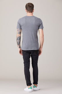 Men | Short Sleeve Crew | Heather Grey