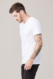 Men | Short Sleeve Crew | White