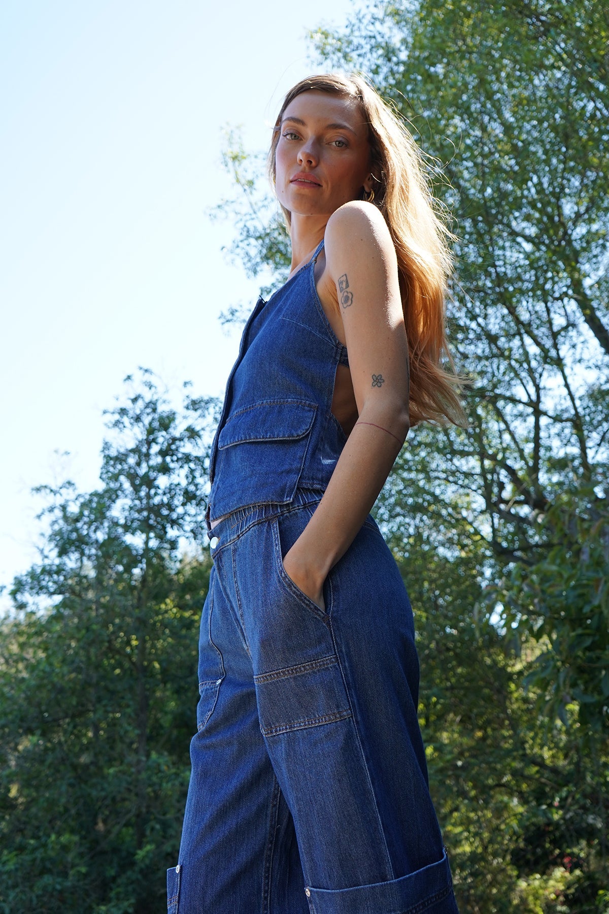 Women | Jordyn Top | Soft Denim