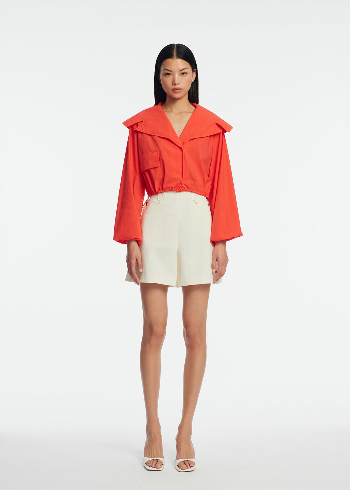 Tech Poplin Anorak Jacket | Watermelon