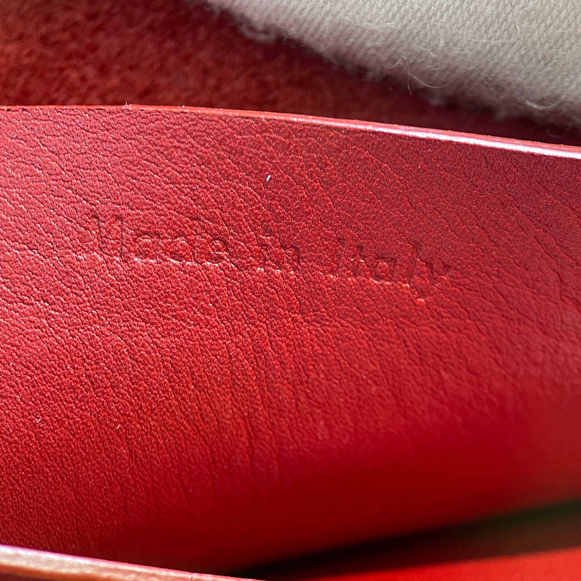 Celine | Pre-Owned Leather Big Bag Bucket Crossbody - II | Red