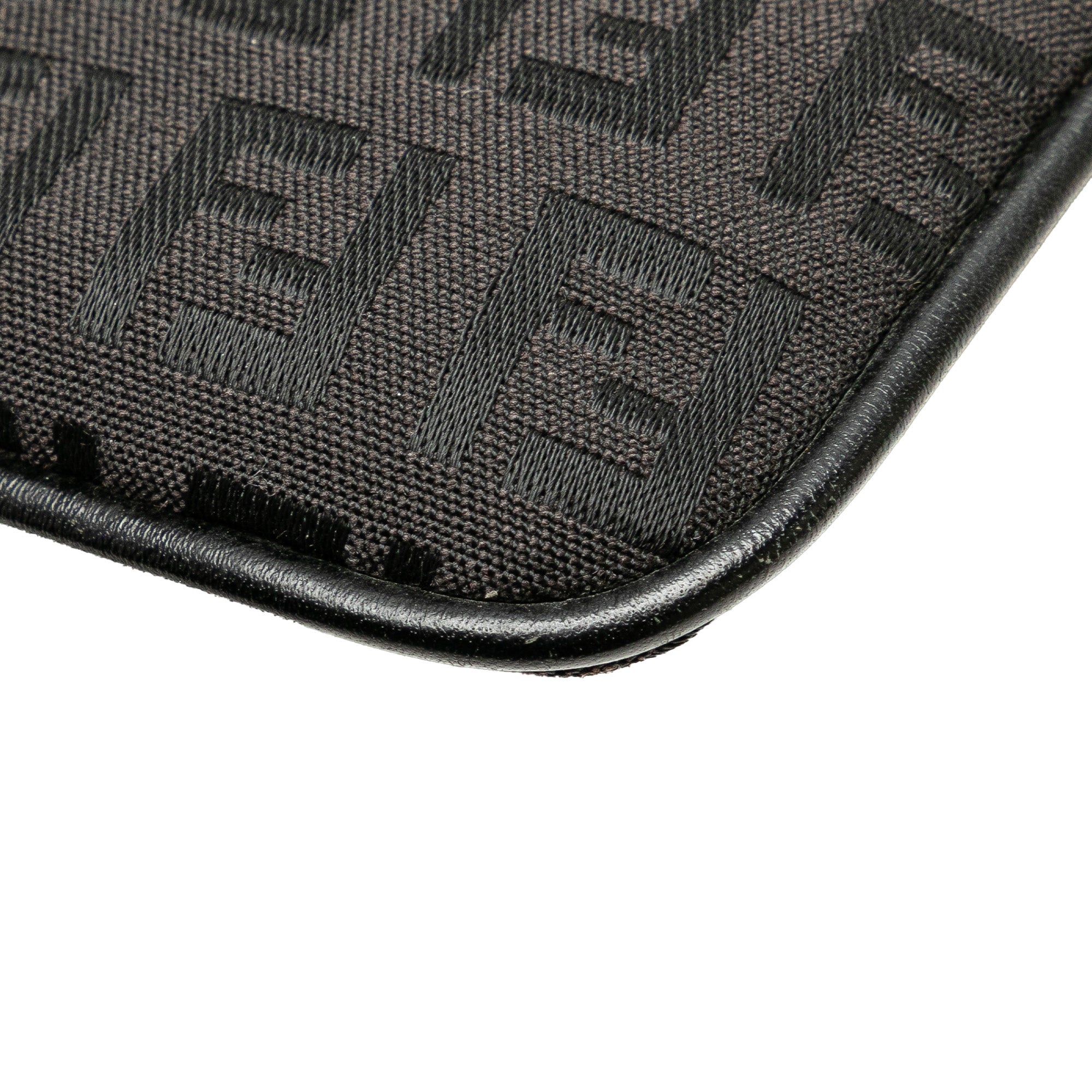 Fendi | Pre-Owned Zucchino Canvas Crossbody - II | Black