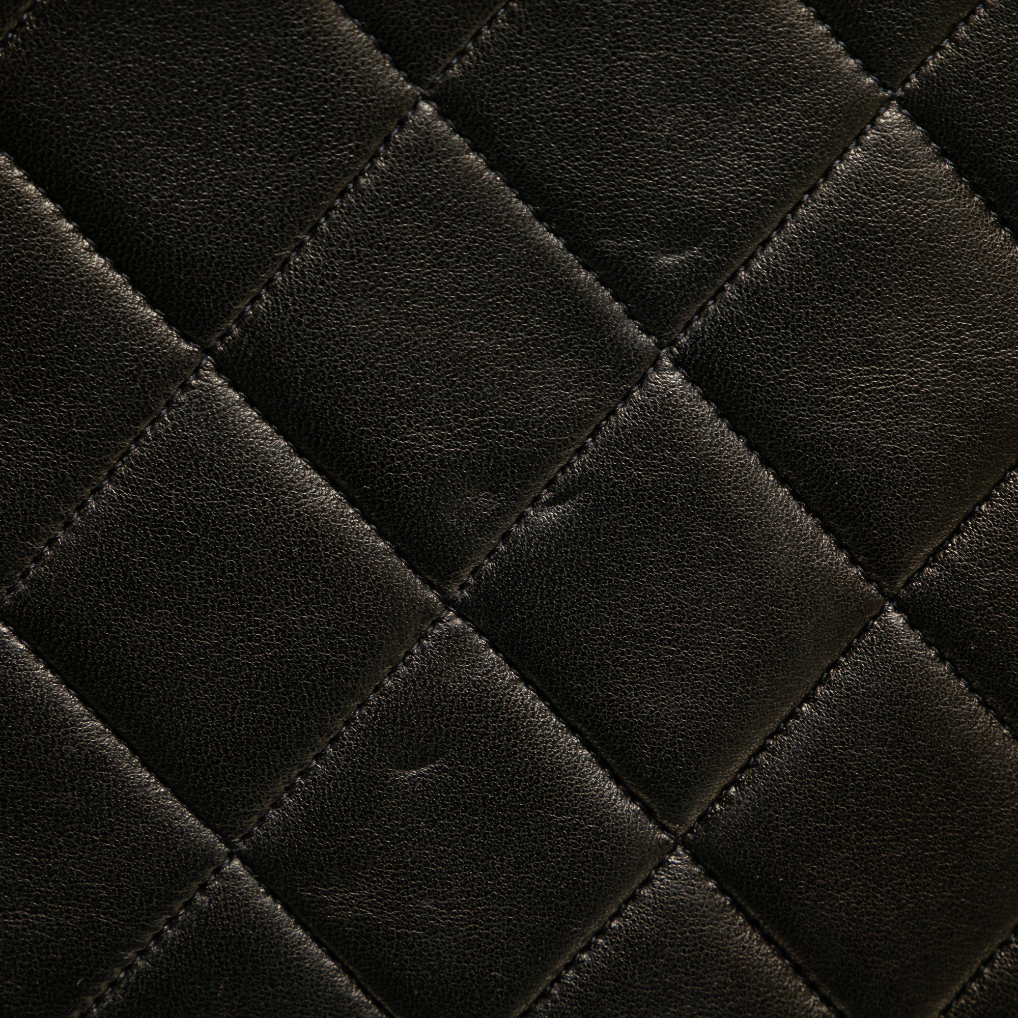 Chanel | Pre-Owned Quilted Lambskin XL Square Flap | Black