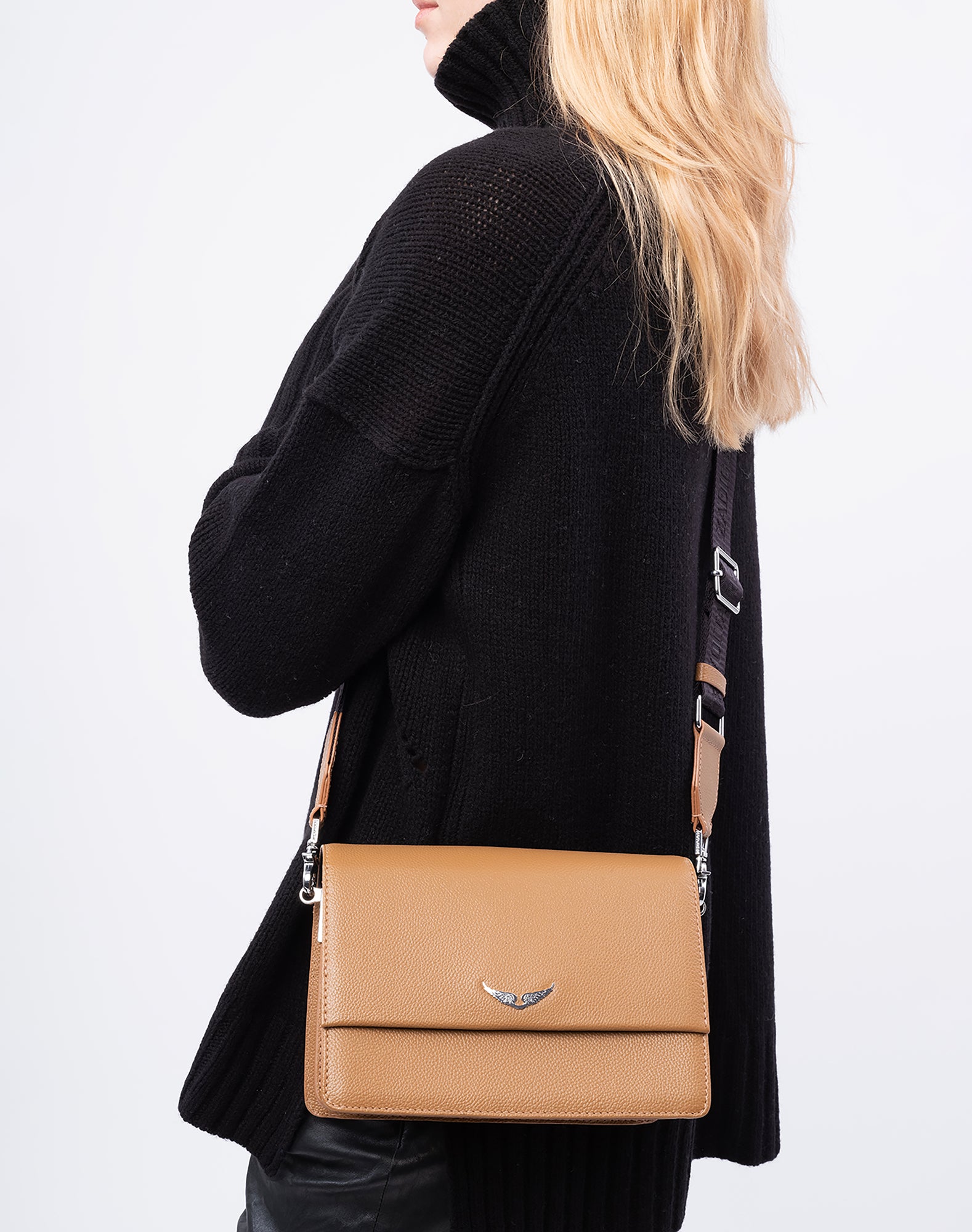 Lolita Wings Grained Leather Bag | Heritage