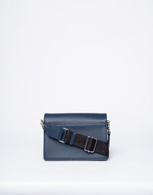 Lolita Wings Grained Leather Bag | Navy Blue