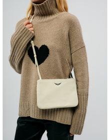 Duo Wings Grained Leather Bag | Flash