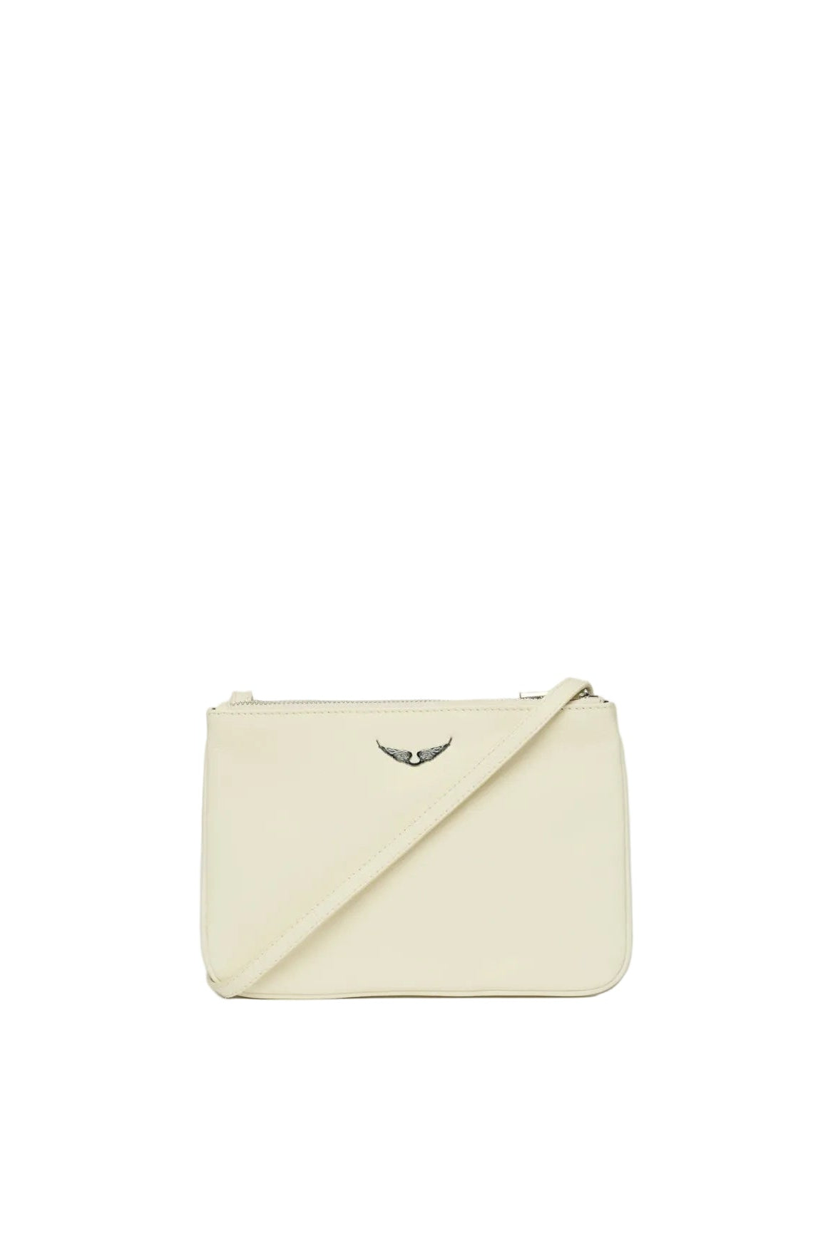 Duo Wings Grained Leather Bag | Flash