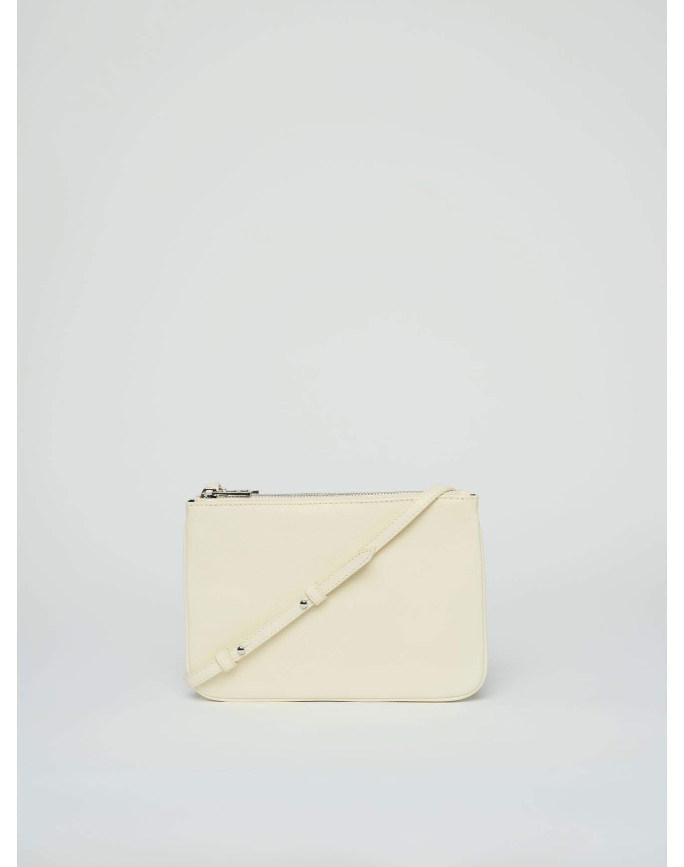 Duo Wings Grained Leather Bag | Flash