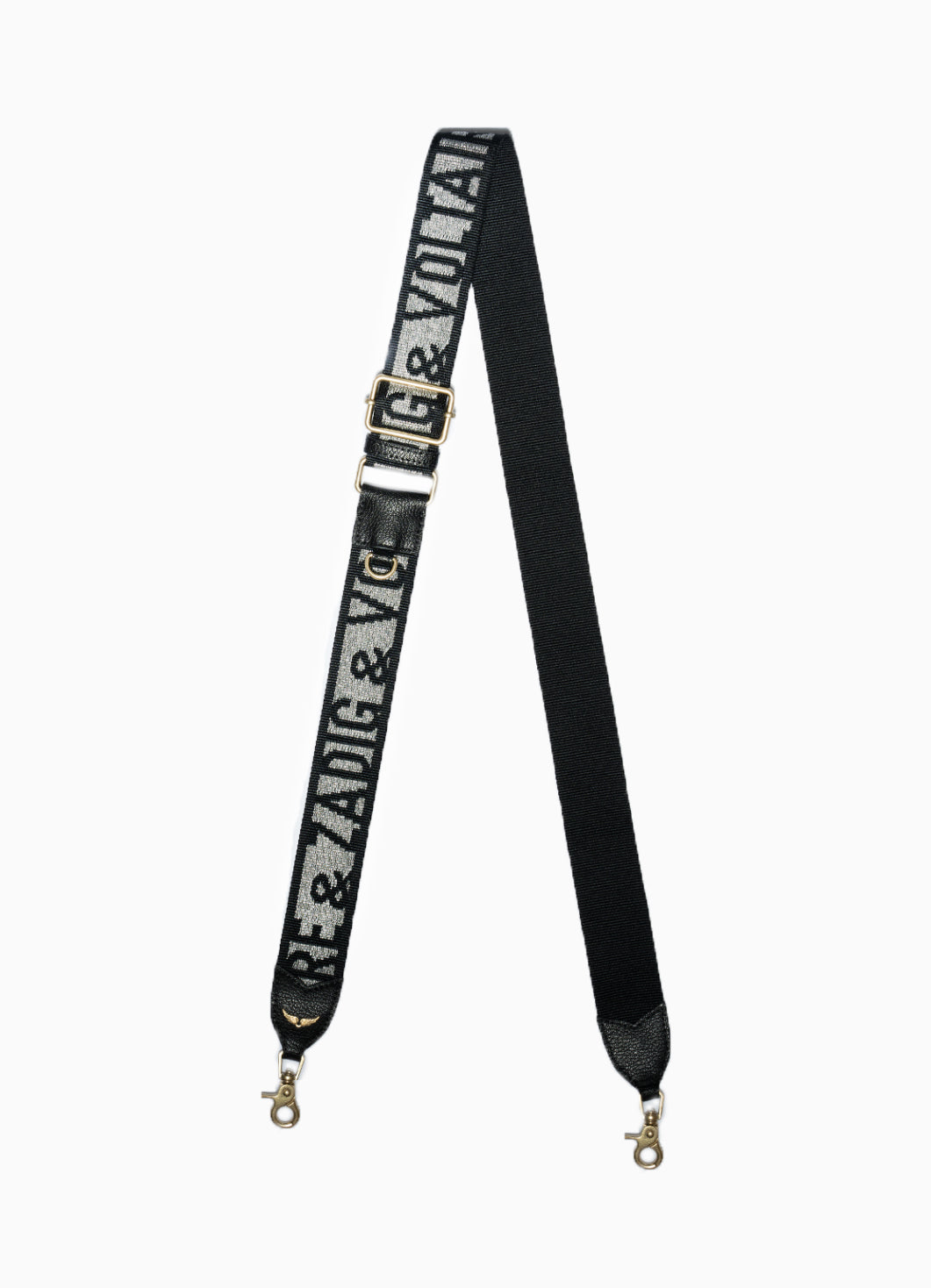 Strap Glitter Zadig Strap | Black/Silver