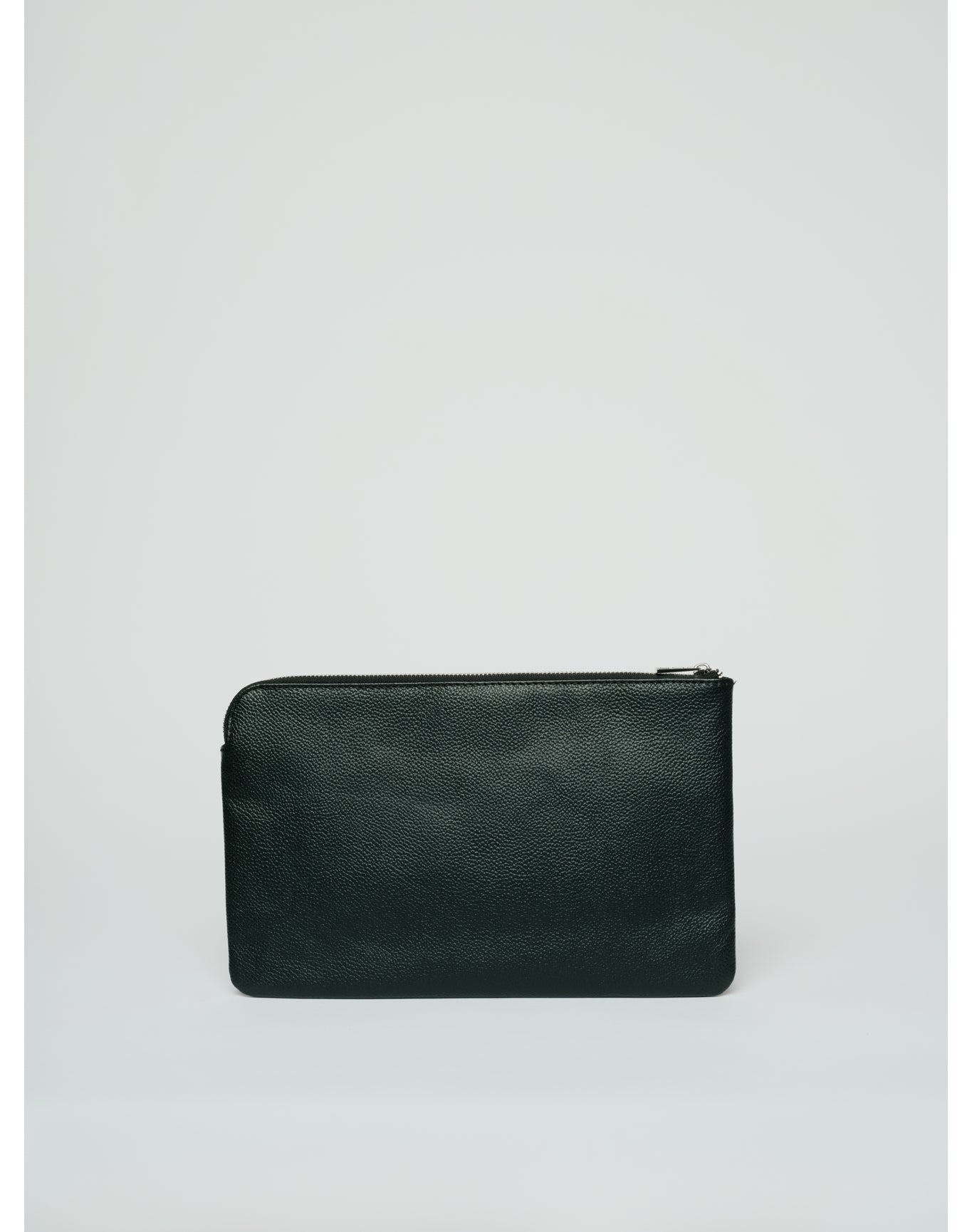 Uma Wings Grained Leather Small Pouch | Black