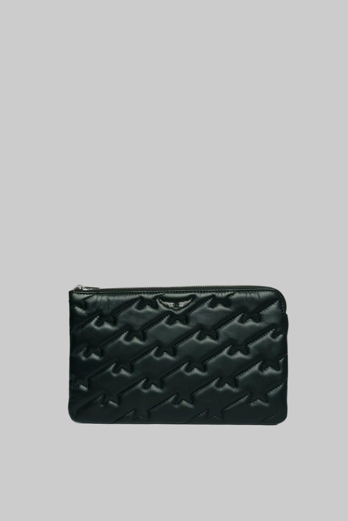 Uma Wings Zv Quilted Small Pouch | Black