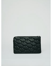 Uma Wings Zv Quilted Small Pouch | Black