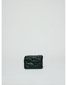 Mini Uma Wings Zv Quilted Small Pouch | Black