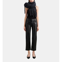 Leather Effect Trousers | Women | Black