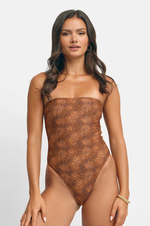 Women | Scarlet One Piece | Leopard