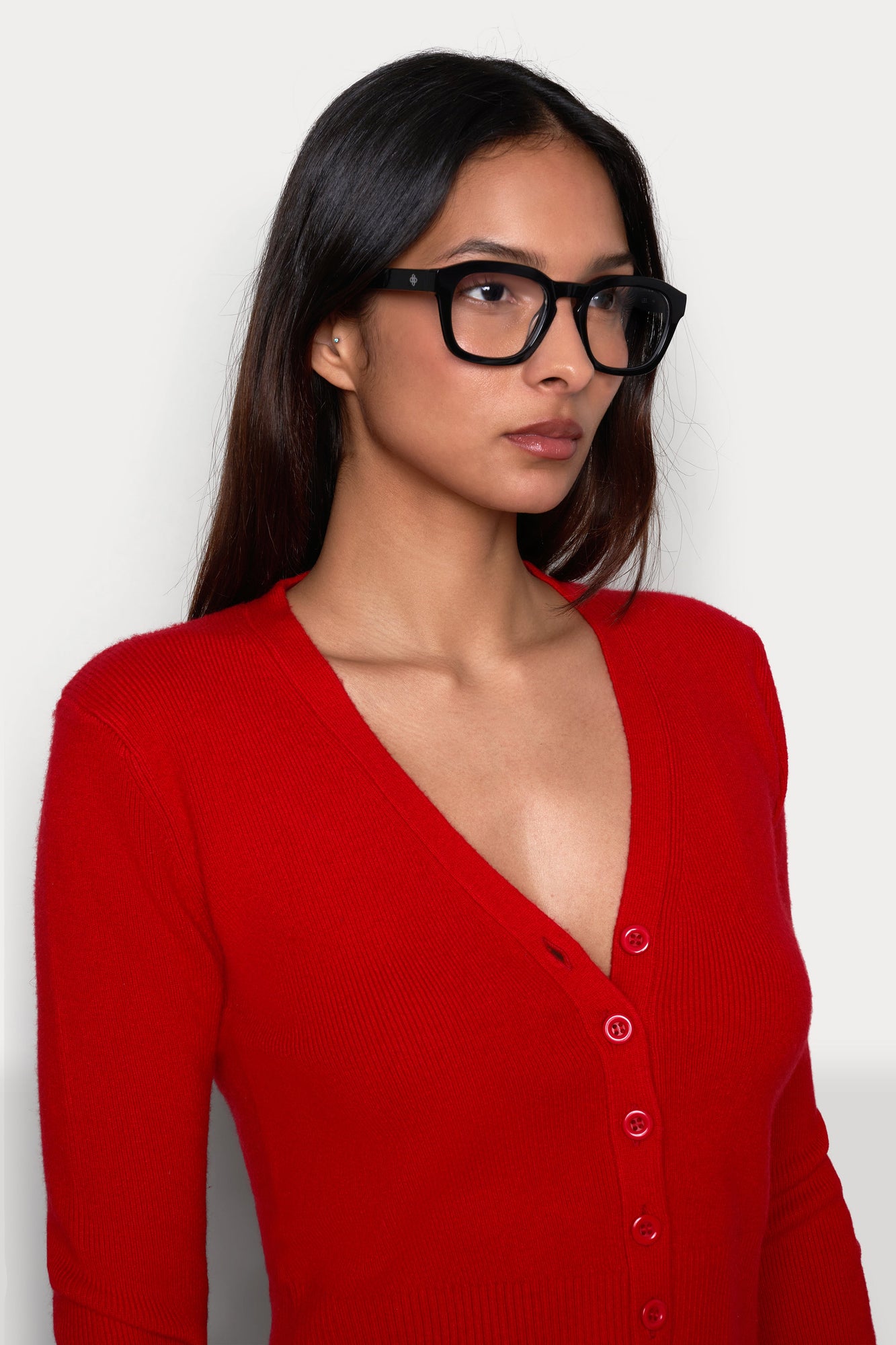 Womens | Les Glasses | Black Clear