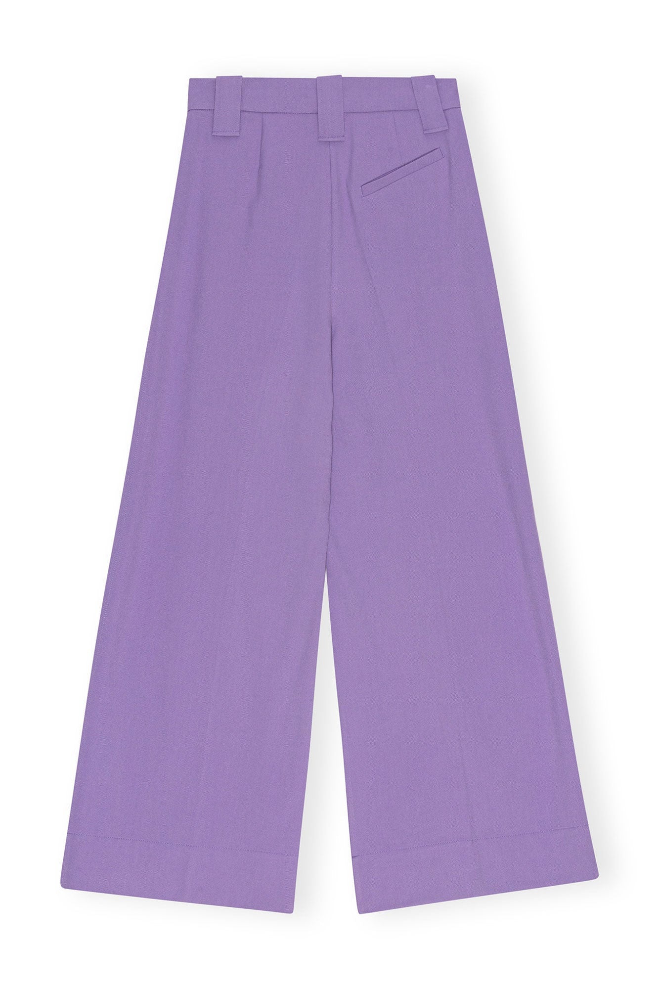 Light High Waist Flared Leg Trousers | Purple Haze