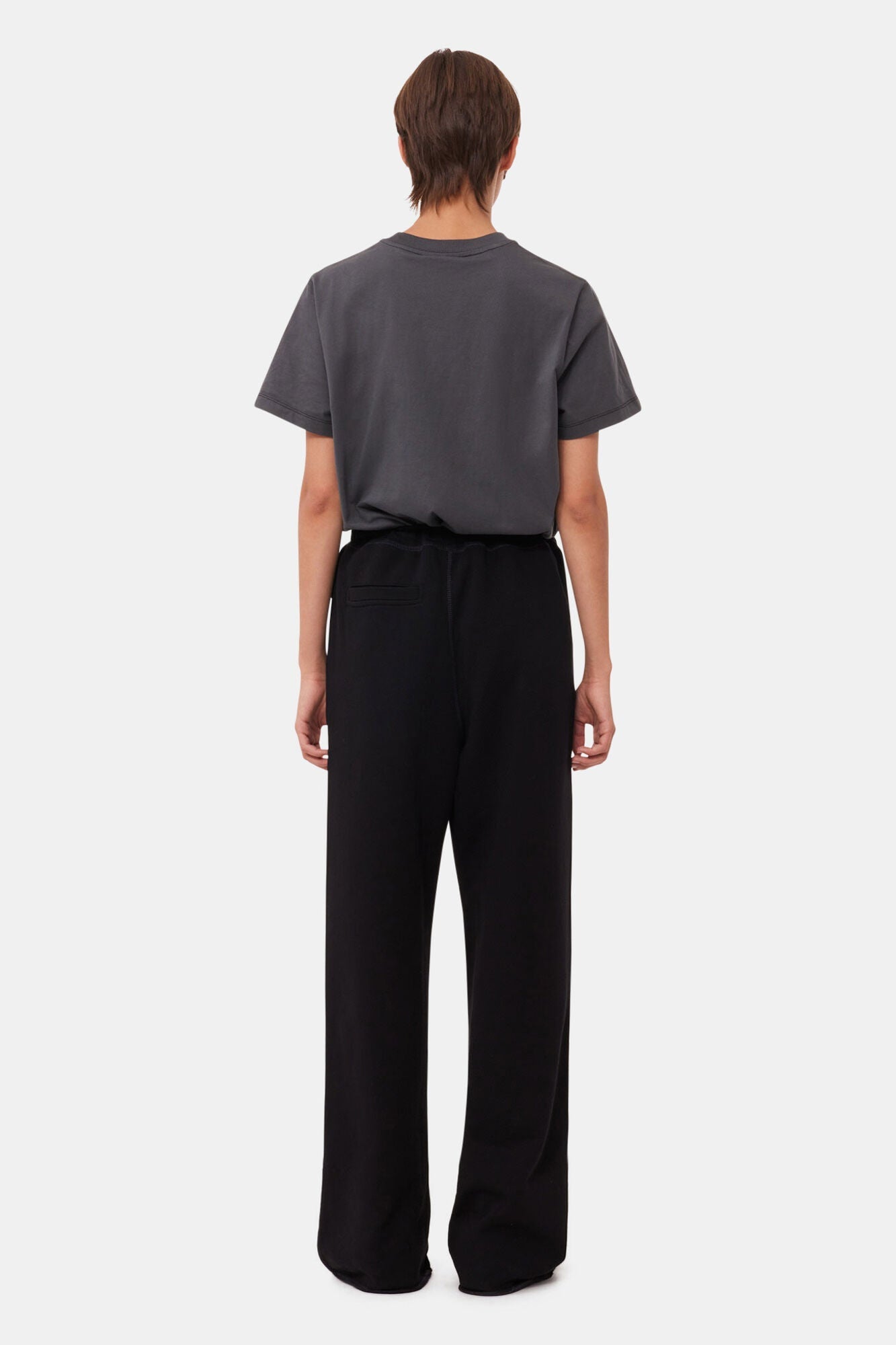 Light Isoli Wide Leg Trousers | Black