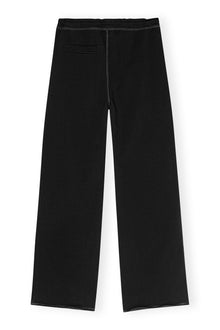 Light Isoli Wide Leg Trousers | Black