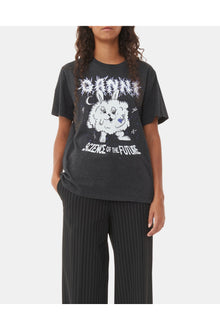 Light Purple Bunny Relaxed T Shirt | Phantom