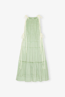 Light Smocked Tiered Dress | Frosty Green