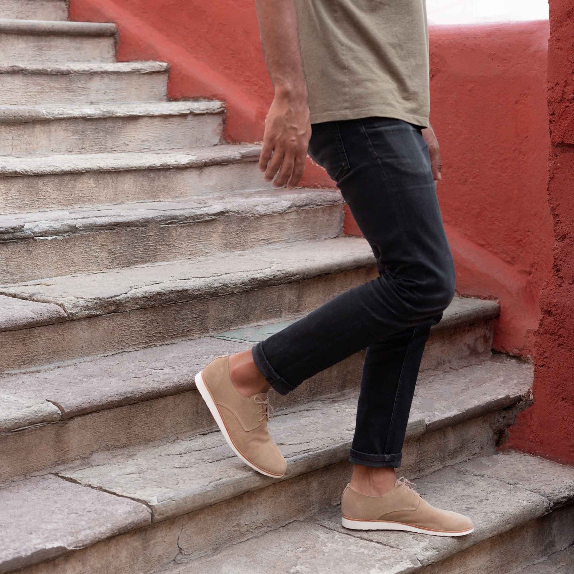 Mens | Lightweight Flex Derby | Stone