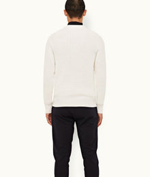 Lipen Merino Merino Rib Jumper | Cloud
