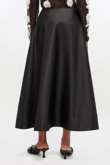 Long Circle Skirt | Black