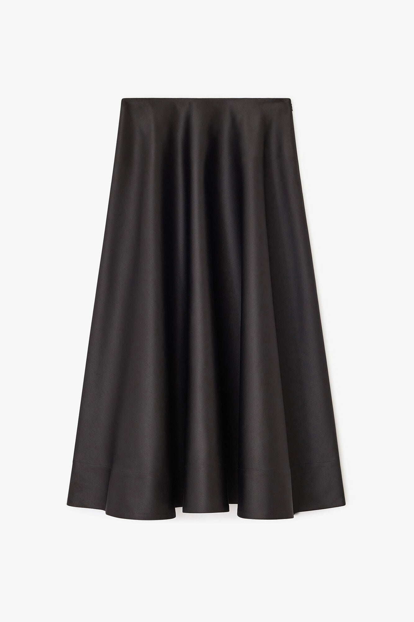 Long Circle Skirt | Black