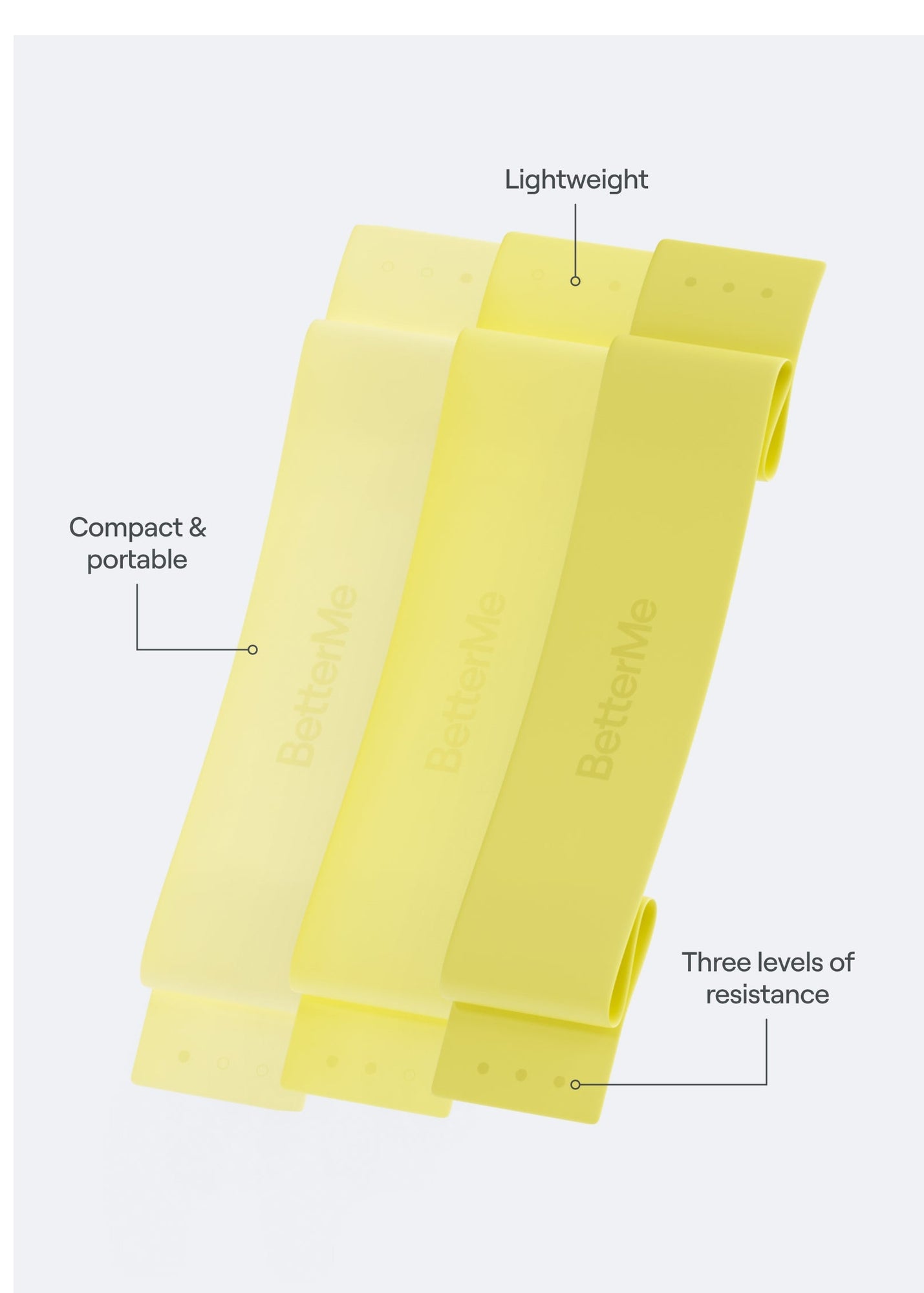 Long Resistance Bands | Yellow