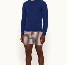 Lorca Alpaca Crew Neck Alpaca Knit Jumper | Bleu