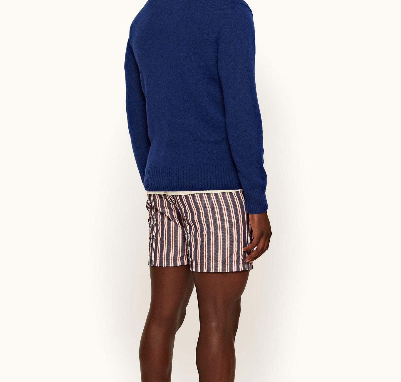 Lorca Alpaca Crew Neck Alpaca Knit Jumper | Bleu
