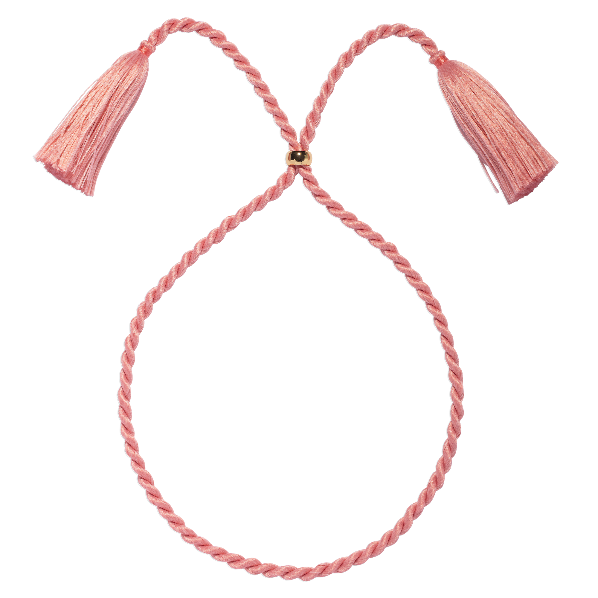 Marina Silk Cord Necklace in Pink - Loren Hope
