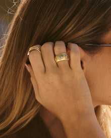 The Georgia Ridged Band | Gold/Silver