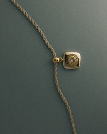 The Luna Bezel Pendant Necklace | Silver/Gold