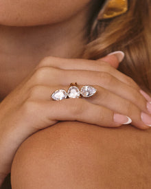 The Marais Triple Statement Ring | Gold
