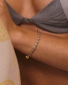 The Palais Tennis Bracelet | Gold/Silver