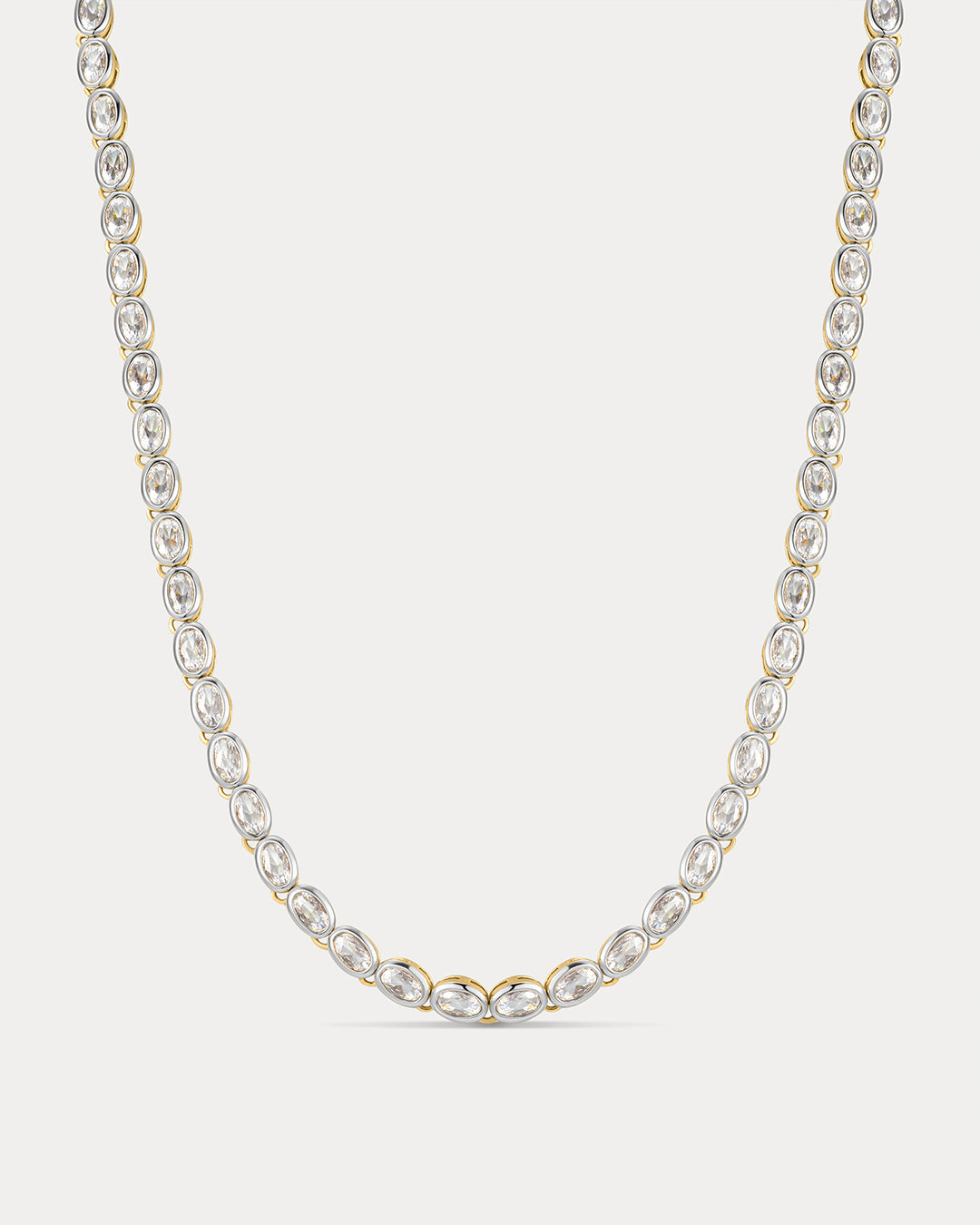 The Palais Tennis Necklace | Silver/Gold