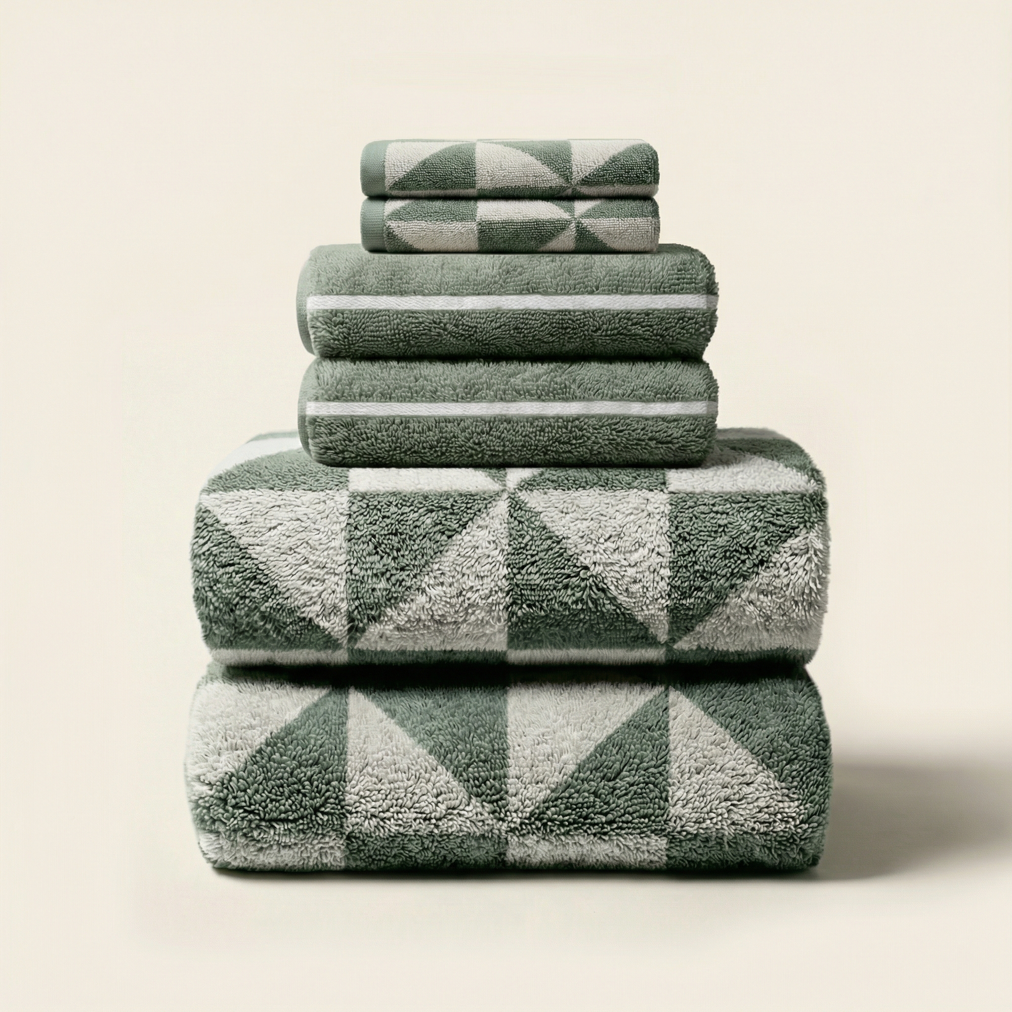 Umbra Australian Cotton Towels | Sage/Ecru