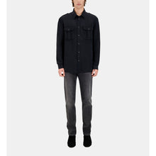 Lyocell And Linen Shirt | Men | Black