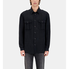 Lyocell And Linen Shirt | Men | Black